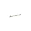 KOHLER K- 78387-SN Components 24 Grab BAR Assembly, Vibrant Polished Nickel view 2