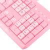 BROLEO Strong and Computer Keyboard, Keyboard, for Business Office, Computer, Home, Game, (Pink), BROLEOeh9k1m73a6-11 view 2