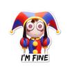 3" Amazing Digital Circus Laminated Laptop Stickers. Sizes in pictures Gift for friends and family perfect for mug tumbler laptop kindle tablet pc and more view 1