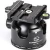SUNWAYFOTO XB-52LR Tripod Ball Head w Arca Compatible Lever Lock Clamp Low Profile 132lb Max Load view 3