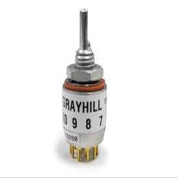 50K60-01-1-02N, Rotary Switch, 2pos, 1deck, 1pole/Deck, SPDT, Non-Shorting, 60 Throw, Solder Lug