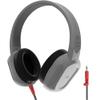 Brenthaven Rugged 2 Wired Headphones No Mic | 3.5 mm - Long Tangle Free Chew-Proof Cord - Reliable Drop Tested and Comfortable for Kids K-12 Students Classroom and School Use- Gray view 1