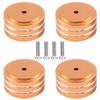Dufray HiFi Speaker Spike Stand Feet Pads, 1.6in*0.8in Aluminum Speaker Isolators, Acoustic Shock Absorber Feet for Amplifier, Speaker, Turntables, DAC, Subwoofer, CD/DVD Players view 1
