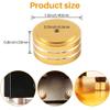 Dufray HiFi Speaker Spike Stand Feet Pads, 1.6in*0.8in Aluminum Speaker Isolators, Acoustic Shock Absorber Feet for Amplifier, Speaker, Turntables, DAC, Subwoofer, CD/DVD Players view 2