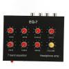 7 Band Equalizer, 12dB Aluminum Alloy High Bass Adjustment Output Input 7 Band Sound Equalizer Stable for Cars view 1