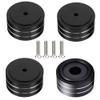 Dufray HiFi Speaker Spike Stand Feet Pads, 1.6in*0.8in Aluminum Speaker Isolation Feet, Audiophile Shock Absorber Feet for Amplifier, Turntables, DAC, Subwoofer, CD/DVD Players view 1