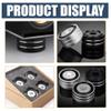 Dufray HiFi Speaker Spike Stand Feet Pads, 1.6in*0.8in Aluminum Speaker Isolation Feet, Audiophile Shock Absorber Feet for Amplifier, Turntables, DAC, Subwoofer, CD/DVD Players view 3