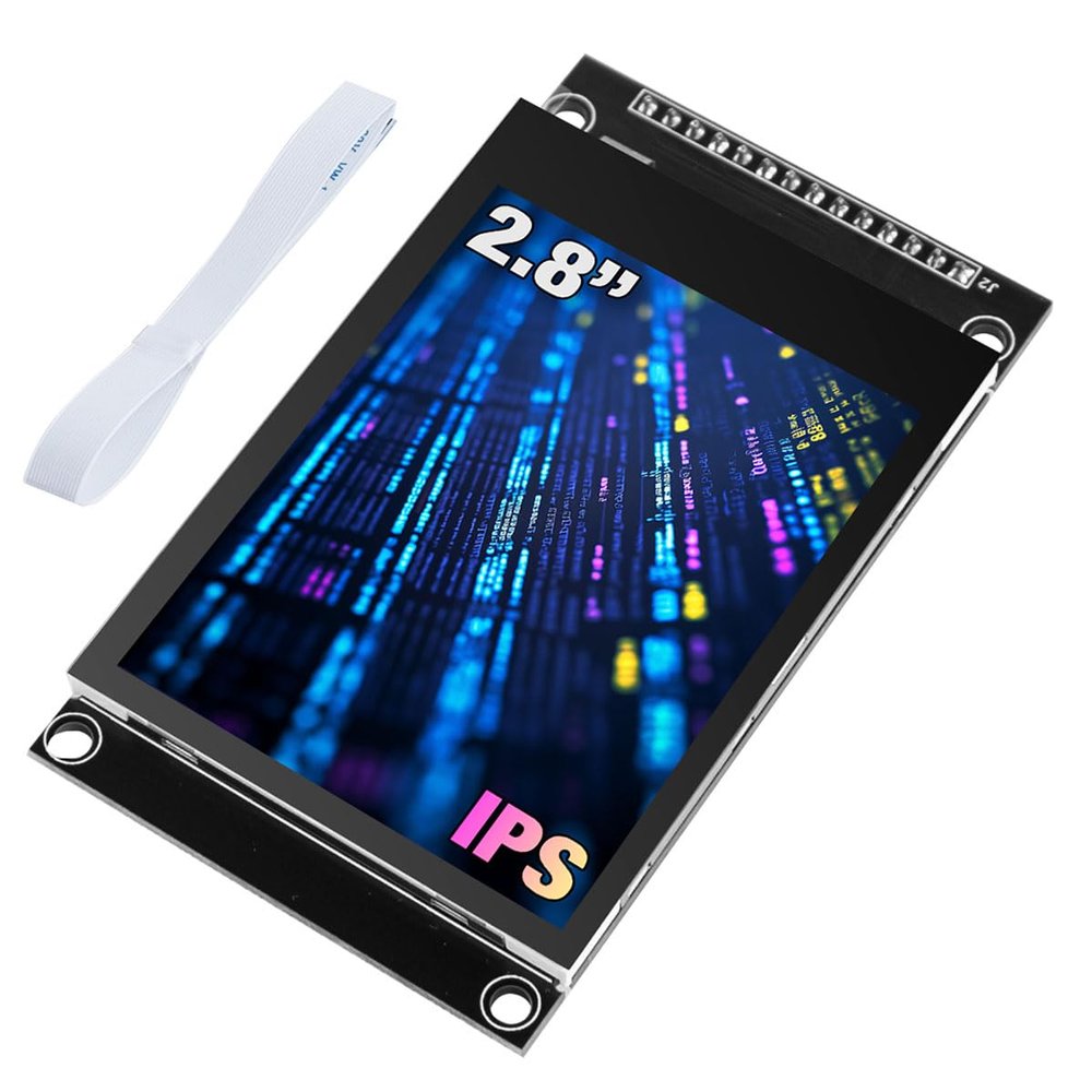 Hosyond 2.8 inch 240x320 IPS Capacitive Touch Screen SPI Serial ILI9341V Driver LCD Display Module for Arduino R3/Mega2560