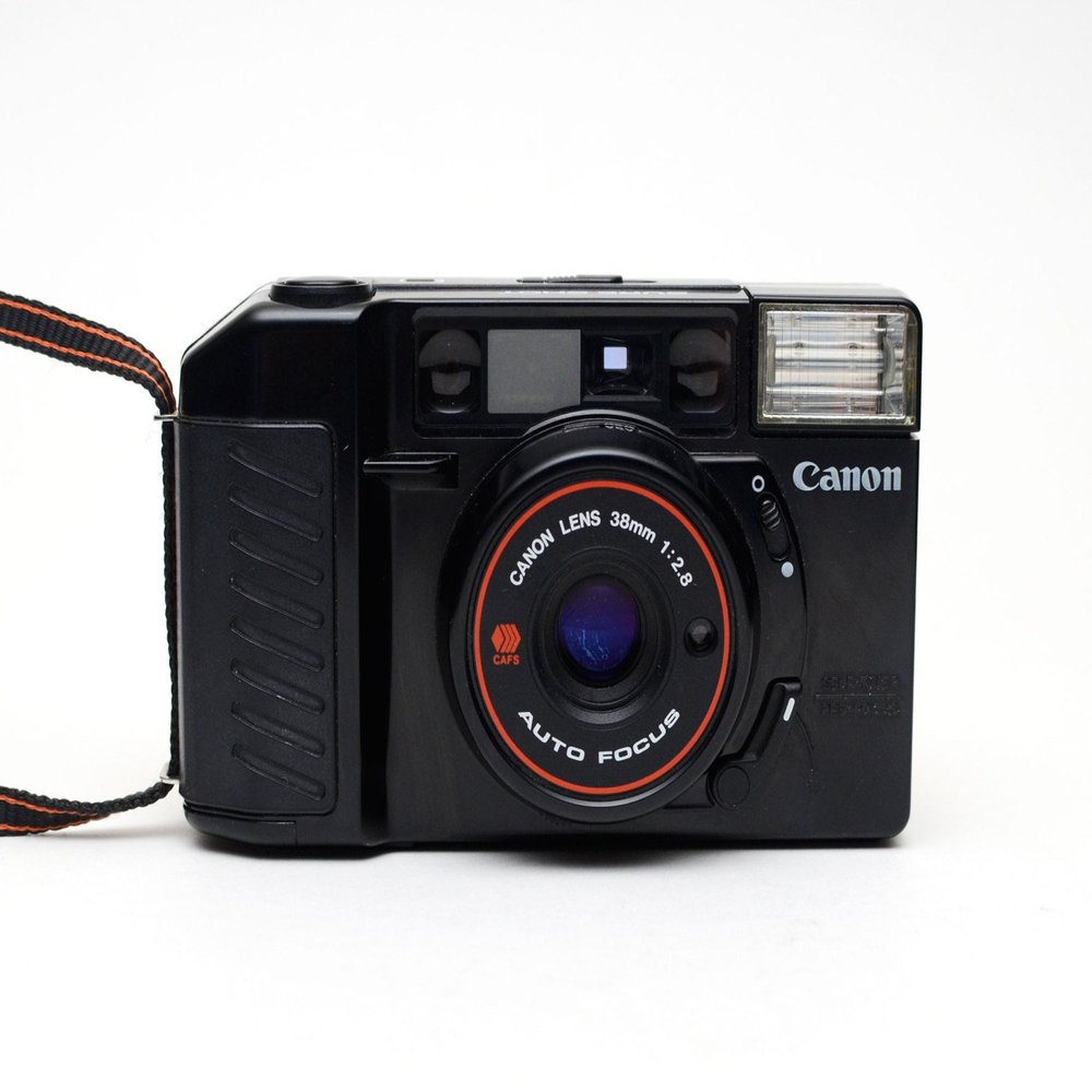 Canon Sure Shot 35mm point and shoot film camera with 38 mm f/2.8 Lens (Renewed)