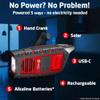 Eton Odyssey Multi-Powered All-Band Bluetooth Emergency Radio with RDS, Red view 4