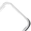 Benjara 22 Inch Table Lamp, Square LED Light, Modern Accent Metal Base, Chrome and Silver view 2