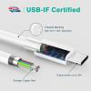 3.3 FT/1M USB C to USB C Cable for iPhone 17/16/15 Pro Max Plus, MacBook Air/Pro Charger, iPad Pro 13/12.9/11 inch, Air 5/4, Mini 6, Pixel view 3