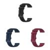 3 Pack Strap Compatible with Garmin Forerunner 645/645 Music Straps, 20mm Soft Silicone Band Sport Replacement Watchbands for Garmin Forerunner 645/645 Music,Men Women (Black+Blue+Wine) view 1