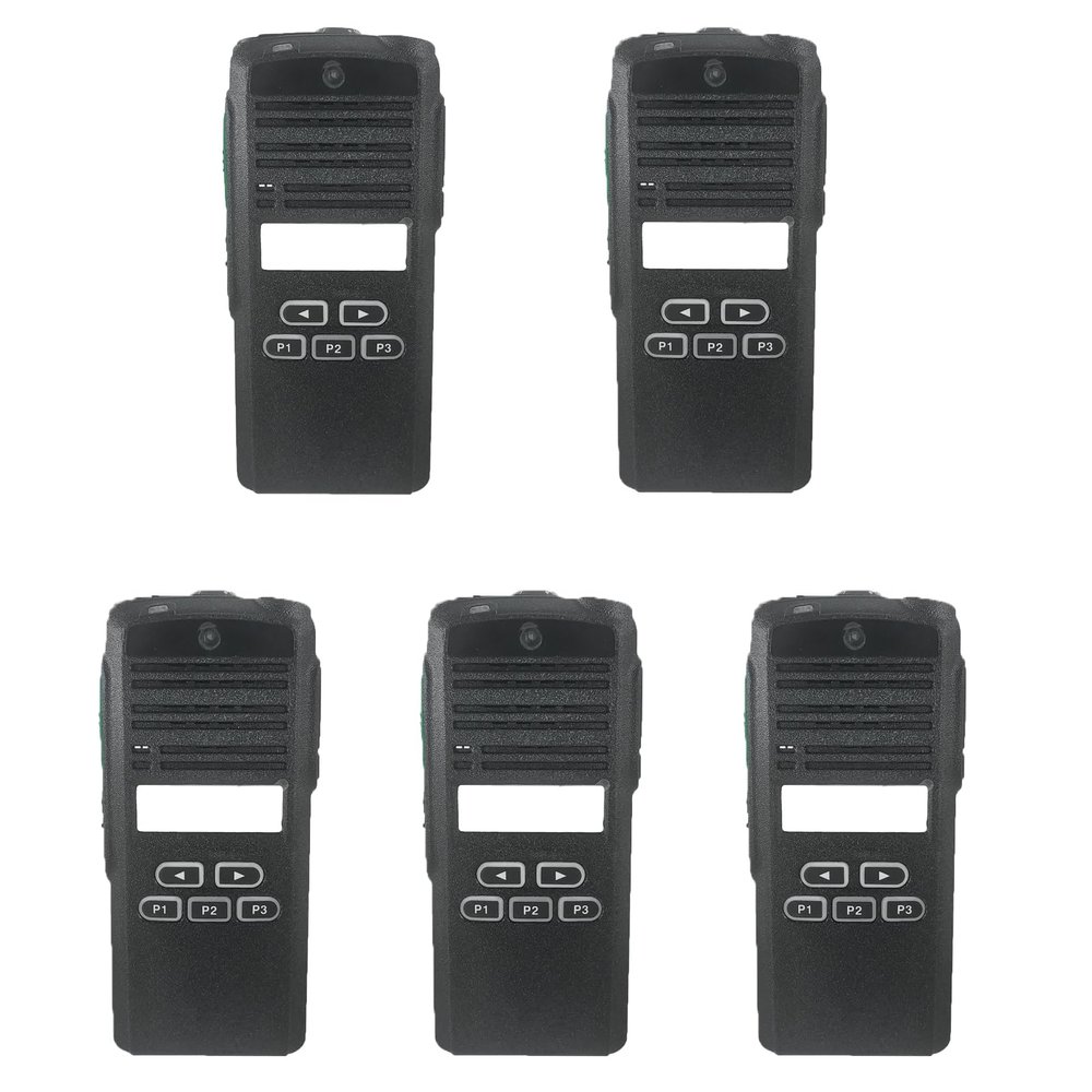Amazingxiax 5Pack CP185 Replacement Housing Case Front Cover Limited Keypad with Speaker Compatible with CP185 Portable Radio