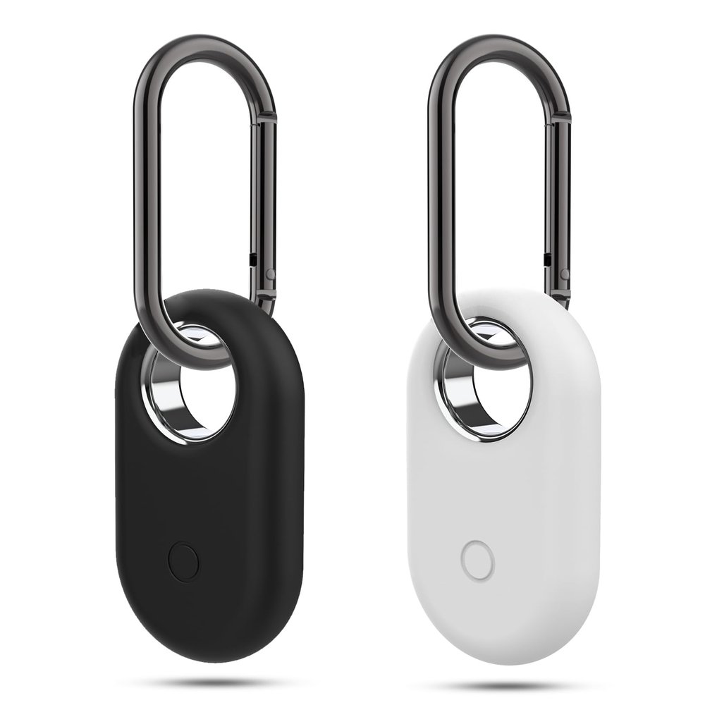 Compatible with Samsung Galaxy SmartTag2 Case Holder, Silicone Airtag Keychain for Samsung SmartTag2, Galaxy SmartTag 2 Key Holder with Metal Carabiner, GPS Cases Item Finders Accessories