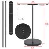GEEKRIA Aluminum Alloy Dual Headphones Stand for Over-Ear Headphones, Gaming Headset Holder, Desk Display Hanger with Solid Heavy Base Compatible with Beats, Bose, Sony, AKG, ATH (Black) view 4