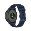 20mm Strap Compatible with Garmin Forerunner 245/245 Music Straps, 3 Pack Soft Silicone Band Sport Replacement Watchbands for Garmin Forerunner 245/245 Music,Men Women (Blue+Wine+White) view 3
