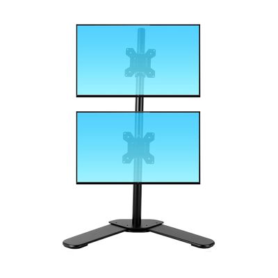 Listed TV Mount Desktop Monitor Stand 15.7 Inches Adjustable Height, 360 Rotation, Tiltable Dual Monitor Desk Mount Monitor Stand with Grommet Mounting Base Motion TV Bracket (Size : C)
