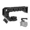 Sunydog Universal Top Handle Camera Top Handgrip with 4 Cold Shoe Mounts ARRI Positiong Hole 1/4in and 3/8in Threaded Holes Compatible with Camera Cage Sports Camera for Vlogging Live Streaming view 1