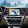 2+64G Android Car Stereo for Hyundai Sonata 2015-2017 with Apple Carplay Android Auto Mirror Link 9 inch Touch Screen FM RDS HiFi Bluetooth WiFi GPS+AHD Camera view 1