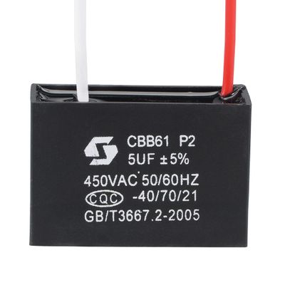 GAJUST Ceiling Fan Capacitor CBB61, Metallized Polypropylene Film Capacitor Great for Fans Pumps Motors Running
