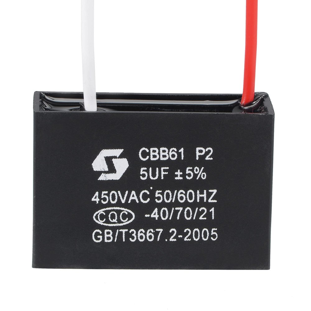 GAJUST Ceiling Fan Capacitor CBB61, Metallized Polypropylene Film Capacitor Great for Fans Pumps Motors Running