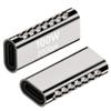 JORINDO 2 pcs Type-C Female AdapterUSB C doule Jack Female to Female Data line Extension Converter20GBps 100W PD Coupler for Connecting Two Type C Cable(Female to Female) view 1