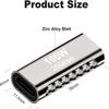 JORINDO 2 pcs Type-C Female AdapterUSB C doule Jack Female to Female Data line Extension Converter20GBps 100W PD Coupler for Connecting Two Type C Cable(Female to Female) view 4