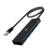 Tymyp USB Hub, 4-Port USB 3.0 Hub, USB Splitter for Laptop, Xbox, Flash Drive, Hard Drive, Gaming Console, Printer, Camera, Keyboard, Mouse, and More view 1