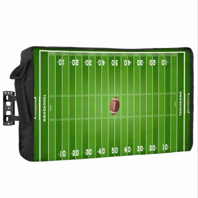 Outdoor TV Cover 70 to 75 Inches, Sports Theme Football Field Game Waterproof and Weatherproof TV Cover with Remote Control Pocket, Flat Screen TV Cover Protector for Outside TV