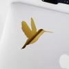 Decal Stickers of Bird (Metallic Gold) (Set of 2) Luxury Weatherproof Vinyl Decal Stickers for Laptop Desktop Smartphone Car Dirt Bike Wall Room Mason Jar Bathtub - ANDVER1e56953GO_1123 view 3