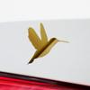 Decal Stickers of Bird (Metallic Gold) (Set of 2) Luxury Weatherproof Vinyl Decal Stickers for Laptop Desktop Smartphone Car Dirt Bike Wall Room Mason Jar Bathtub - ANDVER1e56953GO_1123 view 4