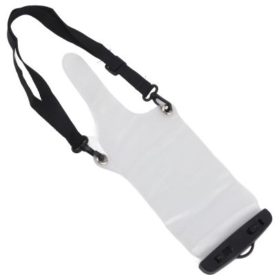 flexman Universal Walkie Talkie Waterproof Protective Bag with Strap, 18x12cm Transparent Walkie Talkie Outdoor Carry Bag Pouch for Cycling, Mountaineering, Water Play