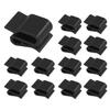 100Pcs Cable Clips Clip S Clip Solar photovoltaic Panel Wire Clip Black Plastic Insulation photovoltaic Panel Wire Fixing Clip for PV Wiring Boat Cable Boat Trailer view 1