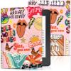 Wazzasoft for Kindle Paperwhite 10th Generation Case 2018 Release 6" for Women Girls Folio Cover Cute Fashion Design Kawaii Unique Quotes Teens for Kindle Paperwhite 2018 Case 6 Inch PQ94WIF view 1