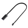 4 Pin PWM PC Fan Hub Power Supply Cable, 4 Pin Male for CPU Fan PC Fans Hub, 4 Pin PWM Fan Hub for Computer Case 4 Pin and 3 Pin Cooling Fans view 1