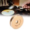 Aluminum 45 RPM Record Adapter for Turntable RPM Record Player, Diameter 38mm Height 8mm, Conversion Sheet Clamp Adapter for Most Large Hole Records(Golden) view 4