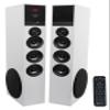 Rockville (1 TM150W White Powered Home Theater Tower Speakers 10" Sub/Bluetooth/USB Bundle with (1) Mini WiFi Music Player Wireless Audio Streaming Multiroom Stereo Receiver (2 Items) view 2