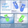 [4-Pack] Silicone Case for Galaxy Smart Tag 2, Hidden Pin SmartTag 2 Holder All-Round Protection Galaxy Smart Tag 2 Case for Dog Collar Luggage Clothes Kids Elder (White/Blue/Green/Rose Red) view 3