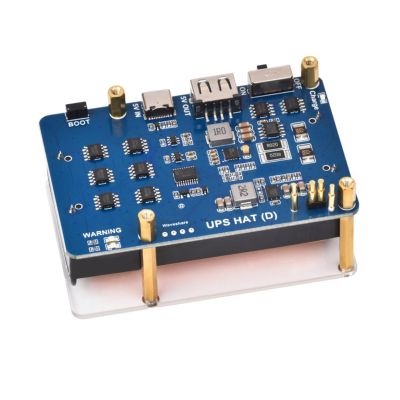 Areyourshop UPS HAT (D) Kit For Raspberry Pi 5V Uninterruptible Power Supply Module