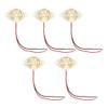 5 PCS SFM-27 DC 3-24V Alarm Siren Electronic Piezo Active Buzzer, 95dB High Decibel Continuous Beep Speaker for Arduino for Continuous Sound Electronic Buzzer Alarm, Cable Length 12 cm view 1