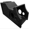 Rockville REC136 12" Center Console Subwoofer Box, Vented, 2.05 Cu Ft, Bed Liner Finish, Precision MDF, for 2007-2013 Chevy/GM Crew Cab Audio Enthusiasts view 1