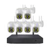 4CH 3MP Wireless WiFi Home Security Camera System with 6 Cameras, Outdoor Full HD 1296P Surveillance NVR Kit with Color Night Vision, Motion Detection view 1
