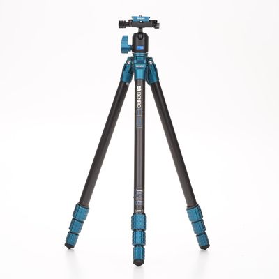 Benro Superslim Aluminum Tripod w/ N00P Arca-Style Ball Head  4-Section Travel Tripod, 8.8 lb Load, 61.4 Max, 20.5 Folded  Ideal for Travel & Field Photography (TSSL08AN00P)