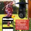 Energizer Connect Smart 1080p HD Outdoor Security Socket Camera with Siren Alarm, Remote Access, Motion Alerts, 2 Way Audio and Night Vision, 2.4GHz Wi-Fi, Black view 4