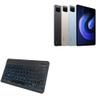 BoxWave Keyboard Compatible with Xiaomi Pad 6 - SlimKeys Bluetooth Keyboard - with Backlight, Portable Slim LED 7 Colors - Jet Black view 1
