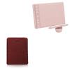 BoxWave Case Compatible with Huion Inspiroy 2S - Velvet Pouch Stand, Velour Slip Sleeve Built-in Foldable Kickstand - Burgundy view 1