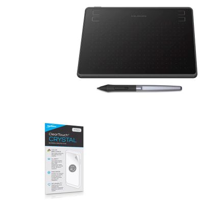 BoxWave Screen Protector Compatible with Huion HS64 - ClearTouch Crystal (2-Pack), HD Film Skin - Shields from Scratches