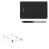 BoxWave Stand and Mount Compatible with Huion Inspiroy H420X - Pocket Aluminum Stand 3-in-1, Portable Multi Angle Viewing Riser - Metallic Silver view 1