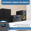 Philips Bluetooth & WiFi Stereo System for Home with CD Player, Spotify, Internet Radio, FM Radio, MP3 Playback, Crisp Highs and Rich Bass 100W, Remote Control Included view 3